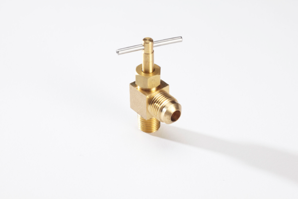 Flow Control shut-off valve, Brass