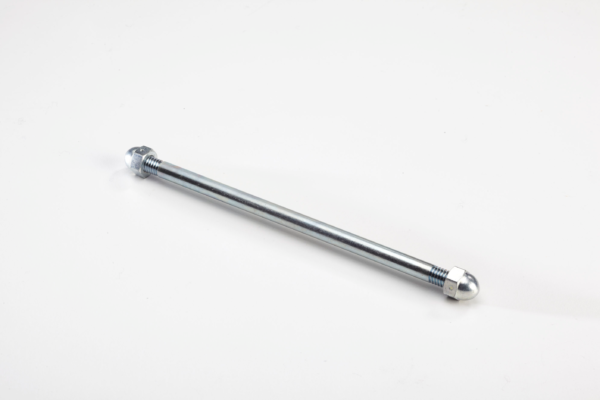 Hinge rod, complete with nuts